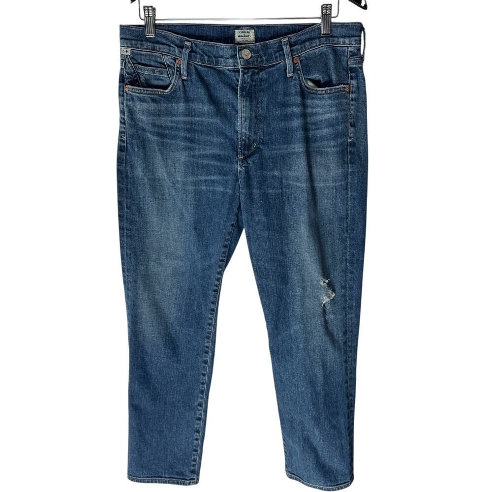 CITIZENS OF HUMANITY Jeans Womens Size 31 Denim Cara High Rise Cigarette Ankle